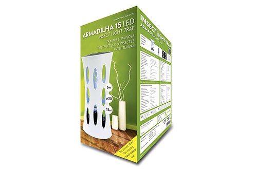 Alcochem Armadilha 15 LED electric fly trap with UV light